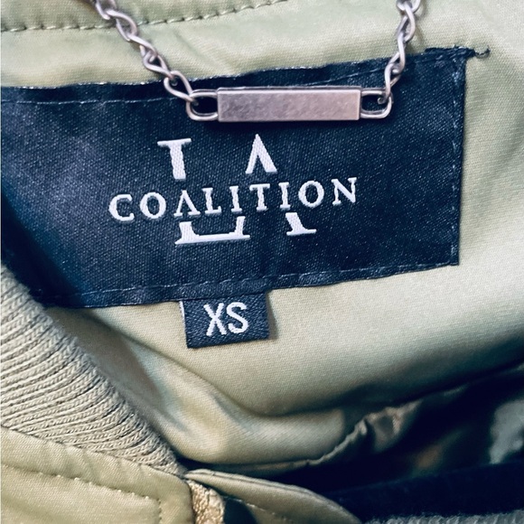 LA COALITION Long Bomber Jacket - Picture 13 of 17